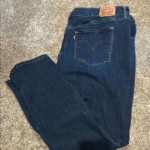 Levi's Blue Straight Leg Jeans Classic Style